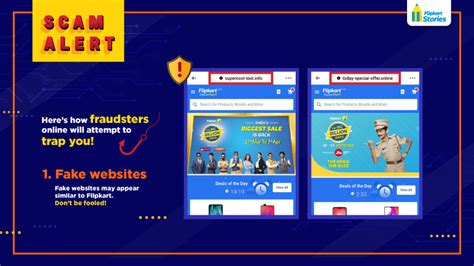 Fraudulent sites and fake offers misusing Flipkart’s name .